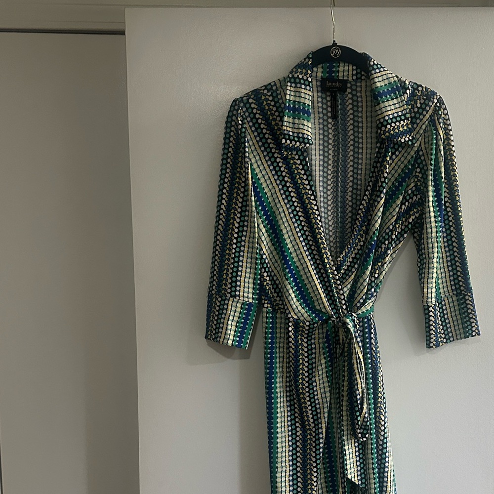 Laundry By Design Multicolor Patterned Midi Dress - image 4